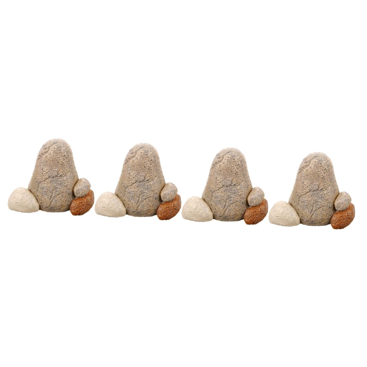 4pièces Boîte De Rangement De Clés Pierre Réaliste Pour Jardin Décoration Extérieure Et Fonctionnelle Cachette Discrète Pour Facile Aux Clés