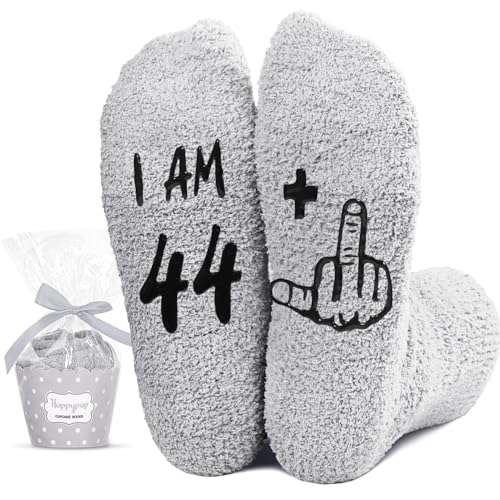 Image of HAPPYPOP 45TH Birthday Gifts - Socks for 45 Year Olds, Gifts for 45 Year Old Women Men