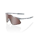 100% HYPERCRAFT XS - Matte Stone Grey - HiPER Crimson Silver Mirror Lens