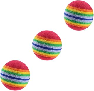 HANABASS Pelota de Practica Practicar Bolas de Espuma Bolas Rojas de Entrenamiento Bolas de práctica de Bolas de Colores Accesorios Deportivos Pelota de Entrenamiento