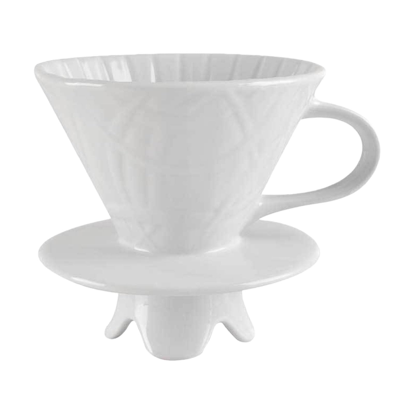 sodeber Ceramic Dripper Pouring Over Coffee Brewer Brewing Funnel for Home Offices Coffee Dripper
