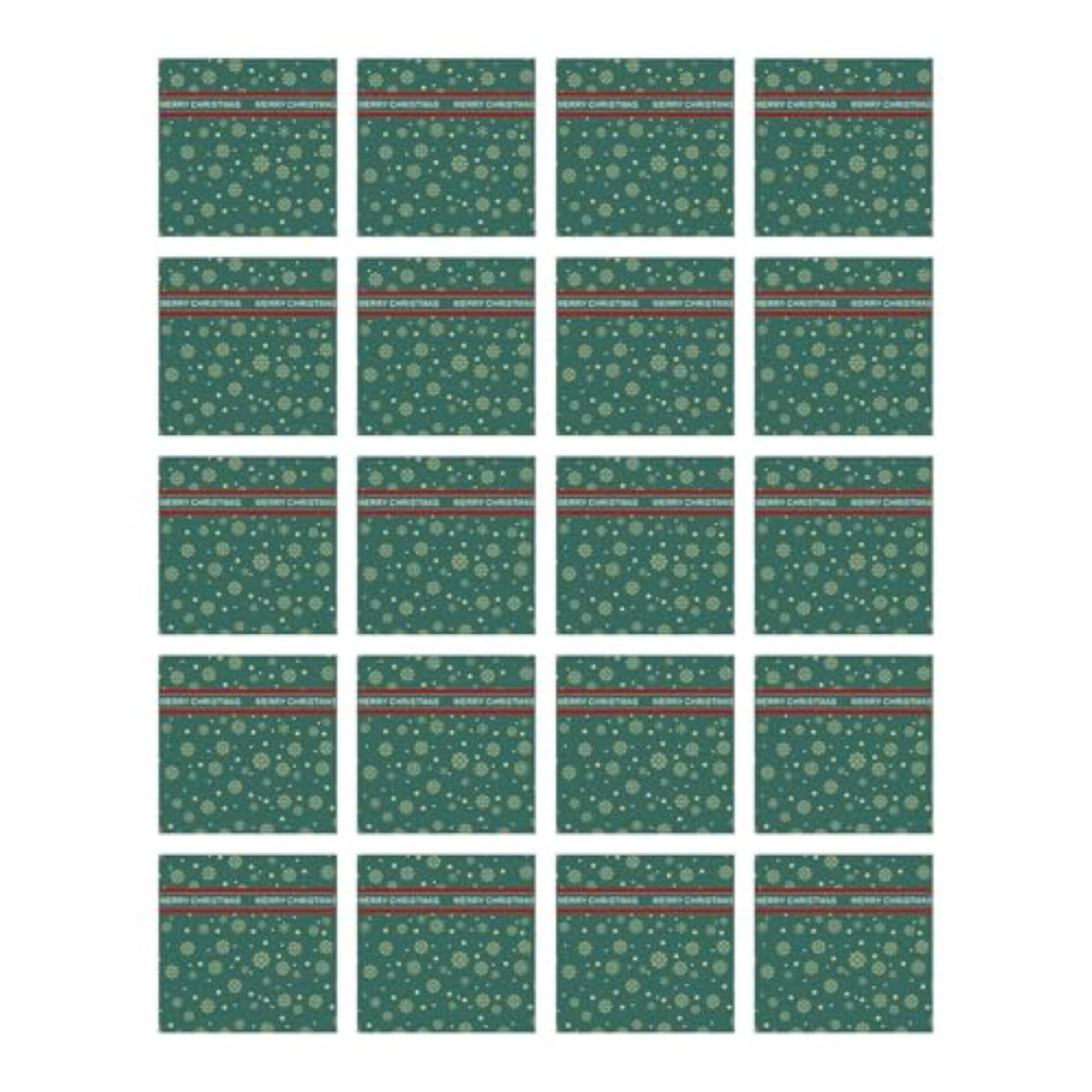 20 Pieces Gift Wrapping Paper Christmas Waterproof