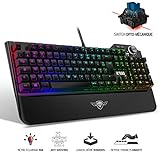 JUEGO -> ENCENDIDO: Su software online descargable ofrece 3 perfiles de jugador y le permitirá configurar todas las teclas de su teclado asignando: una combinación de teclas, una función multimedia o una macro. El software también le permite beneficiarse de la retroiluminación LED de las teclas personalizables: ¡16 millones de colores!