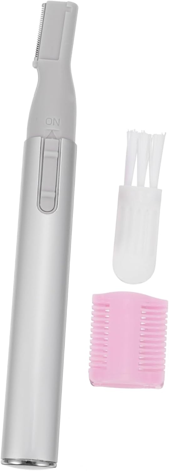 Gatuida 1Set Electric Eyebrow Trimmer Kit Personal Care Tool for Women Gentle Eyebrow Hair Lightweight Portable Beauty Tool for Home Travel Use Easy to Clean