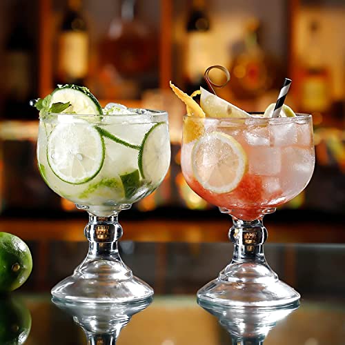 Extra Large 30Oz Margarita Schooner Beer Glasses Set Of 2, Large Shrimp Cocktail Glasses Goblet, Large Stemmed Glasses With Thick Bottom For Coronaritas, Margaritas,Cocktails #TOP4