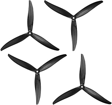 Gemfan 8060 Reinforced Glass Fiber Nylon Propellers 8 Inch 3 Blades Props for Cinelifter FPV or Macroquad Drones 4pcs 2CCW 2CW