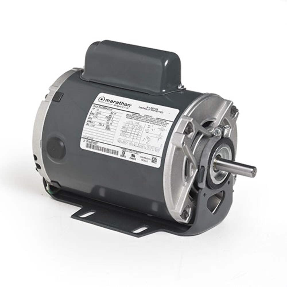 Marathon B317 Fan and Blower Motor, Single/Split Phase, 1/2 hp, 1725 RPM, 115/208-230V, 8.0/4.1-4.0 amp