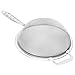 Upgraded 9" Fine Mesh Strainer with Sturdy Handle - Fine Mesh Sieve Ideal for Baking, Rice, Quinoa, Bone Broth