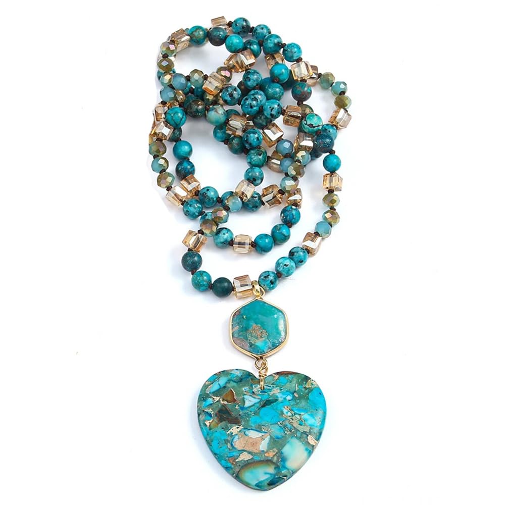 Yomisa Long Turquoise Necklace