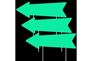 Glow in the Dark Arrow Signs Rechargeable LED