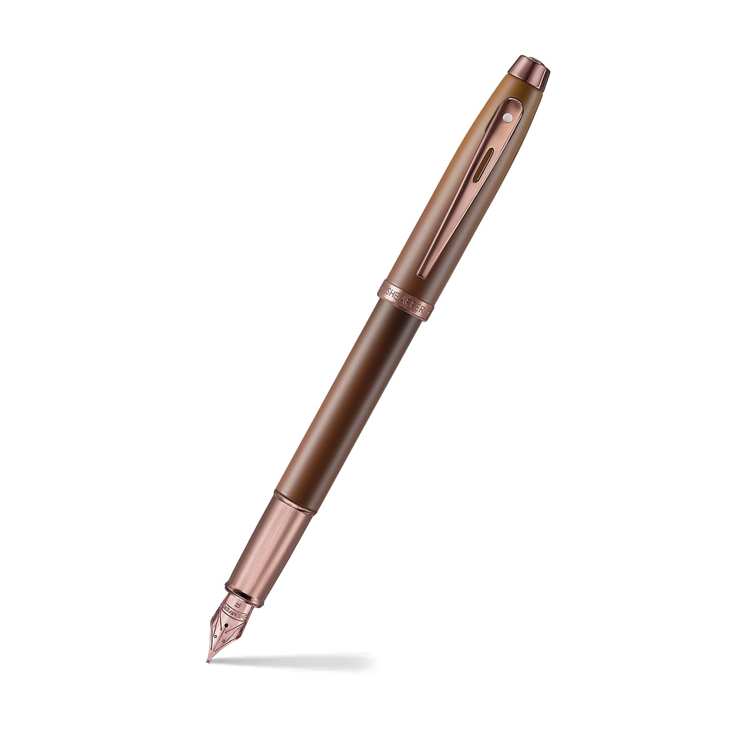 Amazon.com : Sheaffer Gift 100 9374 Fountain Pen | Coffee Edition Matt ...