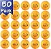 NXY 50 pcs 3 Estrellas 40mm Tenis de Mesa Pelotas Ping Pong Pelotas Aficionado Avanzado Formación Práctica Pelotas Amarillo