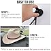 Savita Hat Mount for Truck, Cowboy Hat Holder to Fix Cowboy Hat & Keep Hat Shape Cowboy Hat Rack for Car Vehicle Car Accessories (Black)