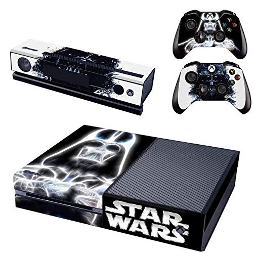 okanhyeu Protective Vinyl Skin Decal Cover for Xbox One Console Wrap Sticker Skins with Two Free Wireless Controller Decals Play Video Games