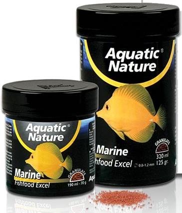Aquatic Nature Marine Fishfood EXCEL 190 ml - 70g alimento completo para todos los peces de cualquier acuario de agua salada