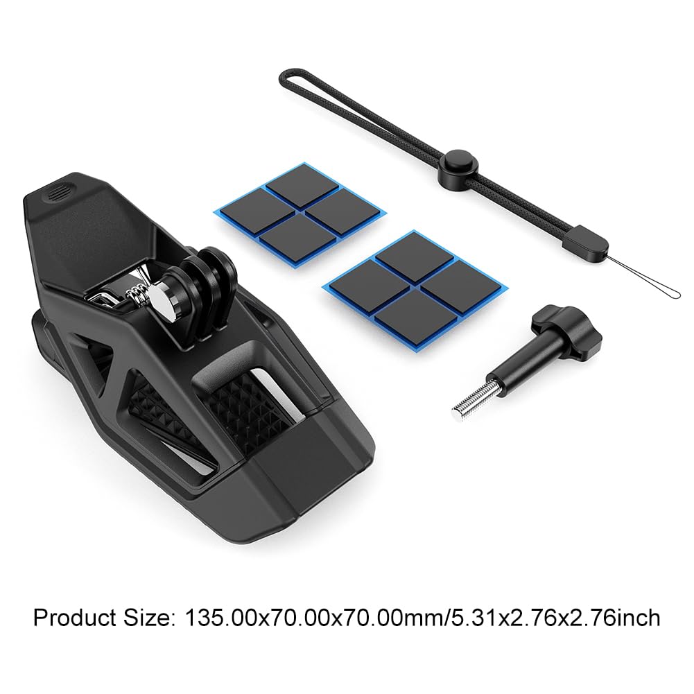 Helmhalterung für Action-Kameras, Universal-Kinnriemenclip für Go Pro DJI Osmo Insta 360 X5 X4