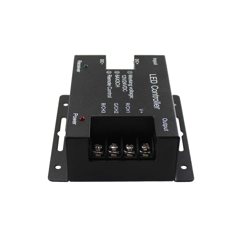 PB-Versand RGB LED Touchdimmer Dimmer 12V - 24V Schalter zum dimmen Touch-Technik Regler Dimmschalter für Streifen Strip Lichtleisten LED-Leisten (Packung mit 2)