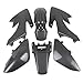 Relibupdater CRF50 plastic casing Simulated carbon fiber surface XR50 Fairing Fender Kit +Tall Foam Seat+Mount Bolt Kit Fit for CRF 50 XR 50 SDG SSR 107 110 125 Pit Dirt Bike