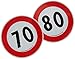 Contrassegno Limite Velocità 70 e 80 km/h Omologati EU