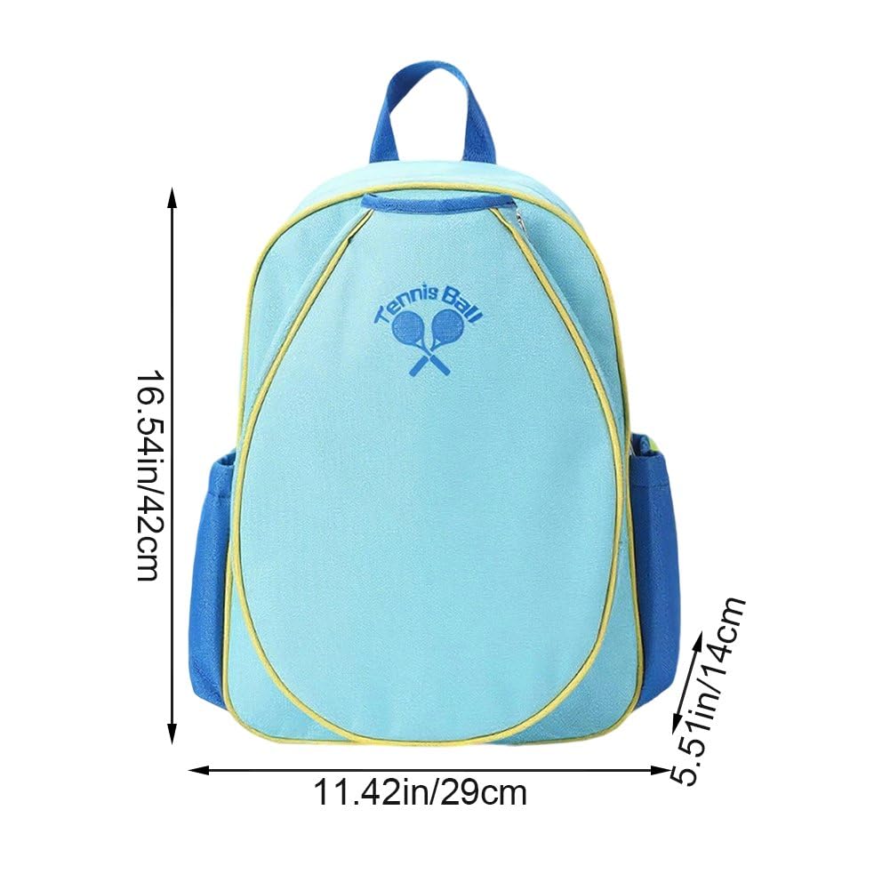 Mochila De Tenis para Niños Y Niñas, Bolsa Deportiva para Raquetas De Tenis Juveniles, Bolsas Impermeables para Raquetas De Pickleball.