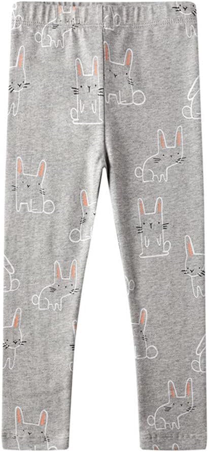 WEONEDREAM Stretch Leggings for Girls Toddlers Long Pants 2-7 Years
