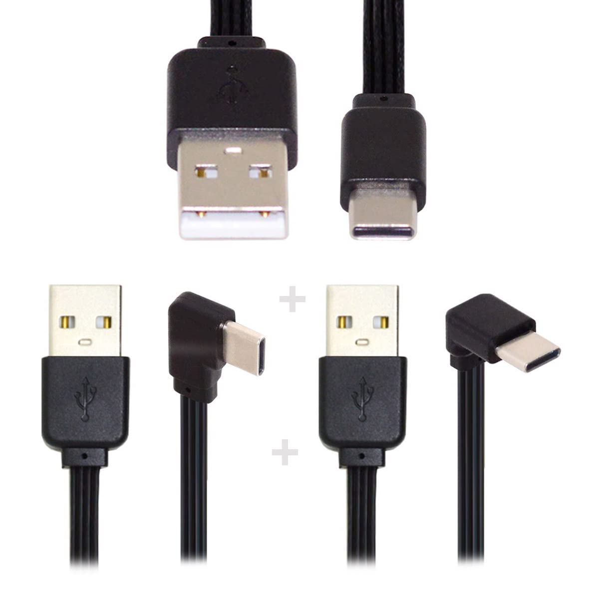 Cable Imprimante Epson Cablecc Câble FPC Plat Coudé Vers Le Haut USB 2.0 Type A Mâle Vers Type A Mâle FPC Plat Fin 90 Degrés Pour FPV, Disque, Scanner Et Imprimante 20
