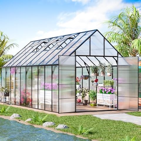 CDCASA 20x10x10 FT Greenhouse Cover