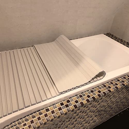 Couvercle de bain isolant pliant pour éviter l'eau froide et la poussière - 3