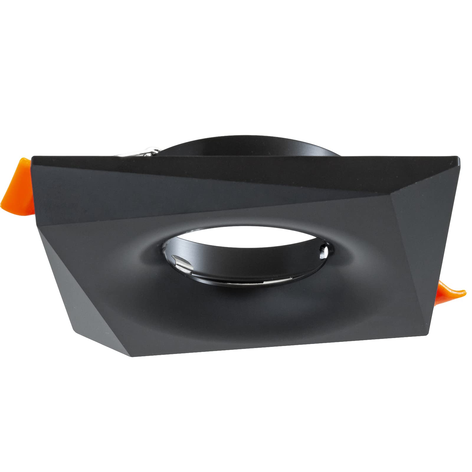 Portafaretto Quadrato Planetitaly - Con Brillantini, Foro 65mm, Per Faretti GU10/MR16