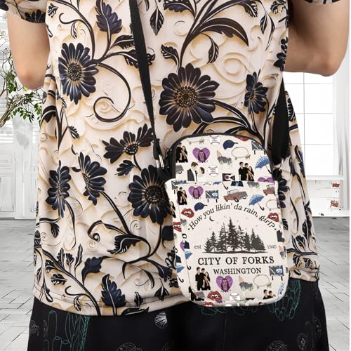 Movie Inspired Crossbody Bag How You Likin' Da Rain Inspire Merch Movie Character Fan Shoulder Bag4