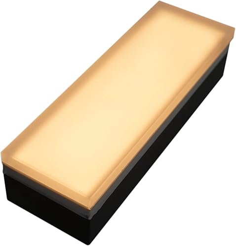 Miniatura 5 de LUMENGY Luz de pavimentadora de 3 x 9 pulgadas, iluminación blanca cálida sin reflejos para entradas, caminos, cubierta de piscina y patios, 12 V