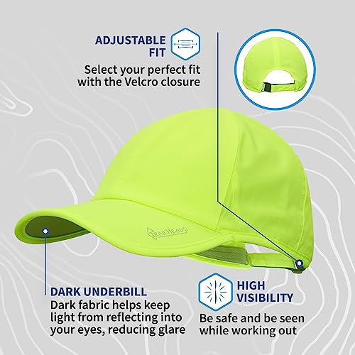 Image of TrailHeads Men's Running Hat with UV Protection | Quick Dry Sports Hats for Men | UPF 50 Hats | Summer Hats for Men