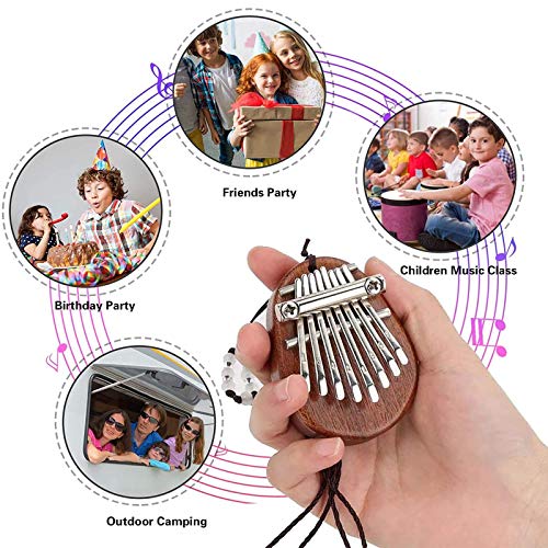 Kalimba 8 Teclas, Kalimba Portátil, Kalimba de Madera Profesional, Mini Kalimba Thumb Piano, Zeer Geschikt voor… - Image 5