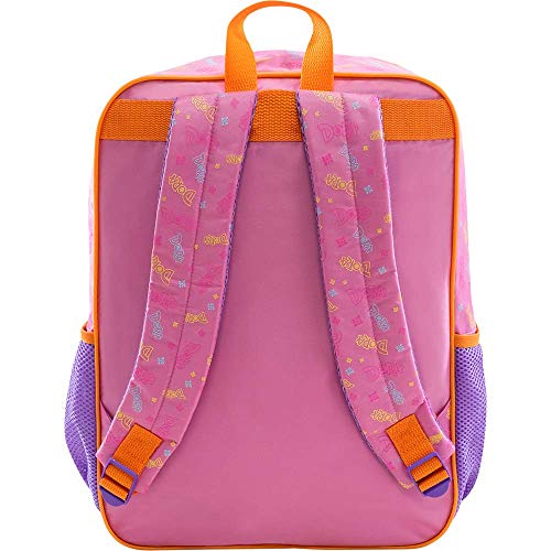 Mochila 16 Dora - Boots Special Day - 8782 - Artigo Escolar Dora, a Aventureira, Rosa