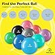 ProBody Pilates Ball-Gymnastikball, Yoga-Ballstuhl, Stabilitätsballstuhl in Mehreren Größen, Geburtsball in Fitnessstudioqualität für Schwangerschaft, Training und Physiotherapieball (Aqua, 65 cm)