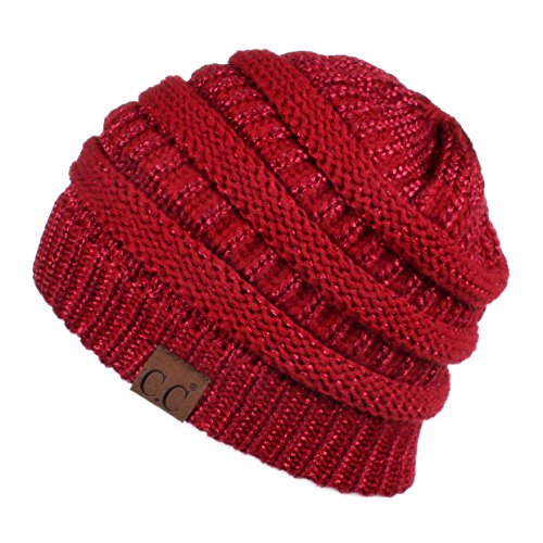 Image of Cambridge Select Thick Slouchy Knit Oversized Beanie Cap Hat