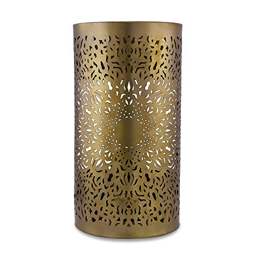Image of Homesake Moroccan Cutwork Metal Wall Lamp with E27 Holder | Bulb Included | Items for Home decor Living Room, Bedroom, Hallway & Balcony | Decorations for Home, Warm Ambient Light
