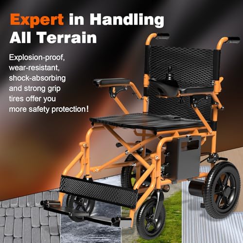 Image of Hassky Electric Wheelchairs for Adults, Foldable Power Wheelchairs