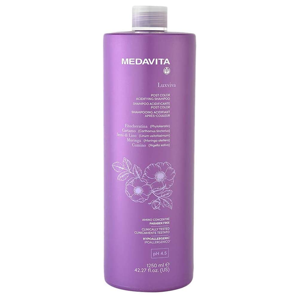 Medavita Post color acidifying szampon 1250 ml
