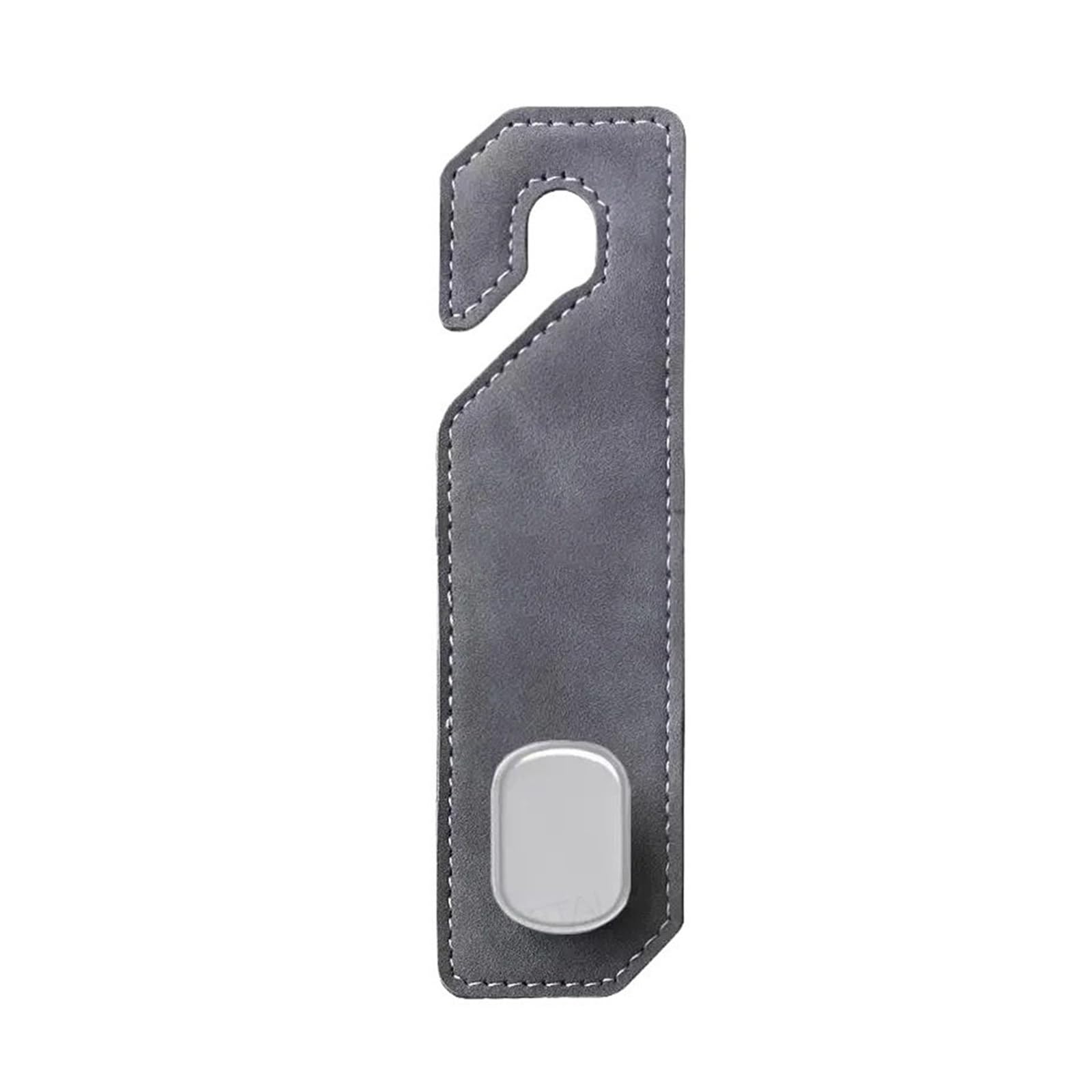 KXFVYNE Car Headrest Hook Hidden Auto Suede Metal Hanging Hooks Interior Back Hanger Accessories(Gray Single)