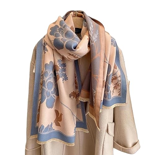 Châle écharpe hiver chaud et doux en imitation cachemire élégant