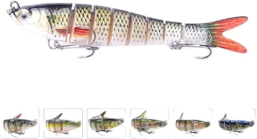 Miniatura 2 de ReRom 14cm 26g Minnow Swimbait Wobblers Jointed Fishing Lures Hard Baits Tackle Artifical Fishing Goods Accessories Lure