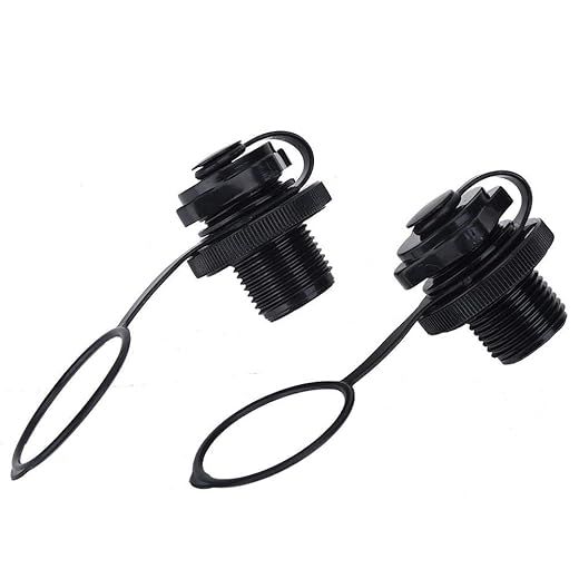 Akozon Air Valves Inflatable Boat Valve 2pcs Ersatzschraube für Schlauchboot Raft Pool Boat