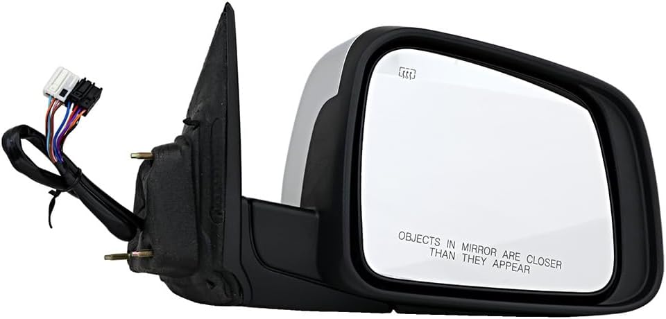 For Dodge Durango 2011 2012 2013 2014 2015 2016 2017 2018 Power Heated Chrome With Memory Side Door View Mirror Passenger Right