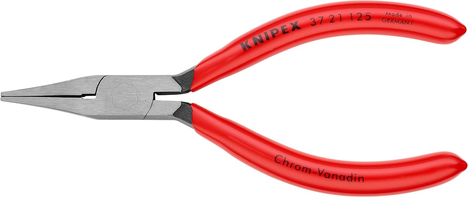 KNIPEX Szczypce chwytające dla mechaników precyzyjnych z tworzywa sztucznego, powlekane 125 mm, 37 21 125