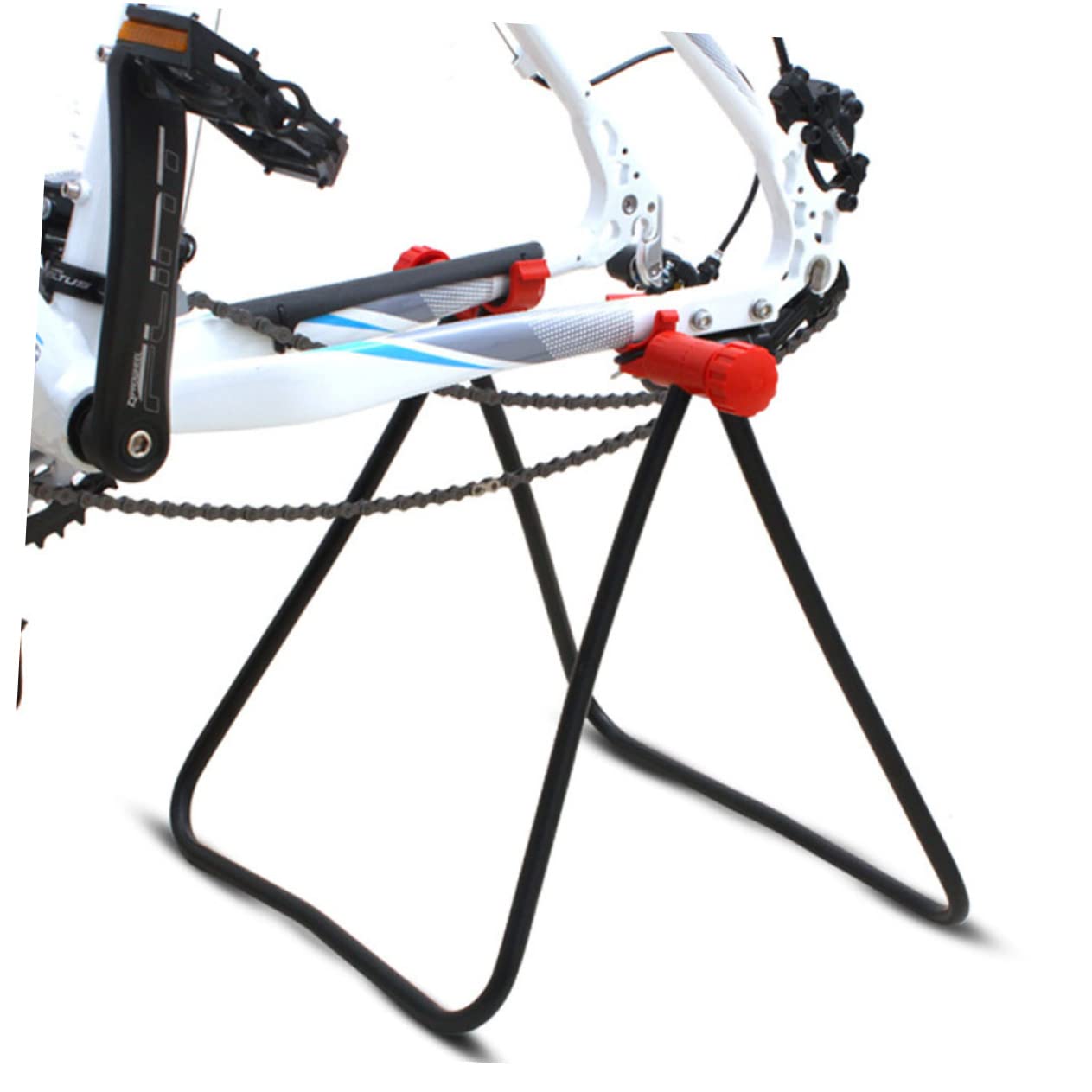 VANZACK Sturdy Bracket Adjustable Bike Stand Non- Base for Easy Repairs Heavy Duty Folding Kickstand Black