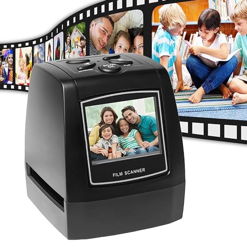 Scanner de films et diapo 35mm avec carte SD 32Go et écran LCD