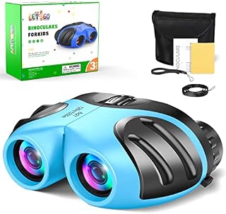 LET'S GO! Toys for 3-12 yrs Old Girls, Kids Binoculars Presents for 3-12 Year Old Boys Girls Toys for Girls Age 3-12 Birthday Gifts for 3- 9 Year Old Girls Toys for Kids