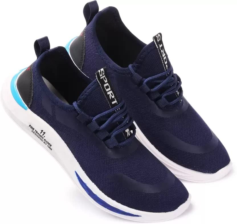 AMFEET Mens Running Sports Shoes Comfortable Shoes for Men Slip On Sneakers for Men Size - 7 Color Dark Blue (B0BNF6Q95C) Amazon Price History, Amazon Price Tracker