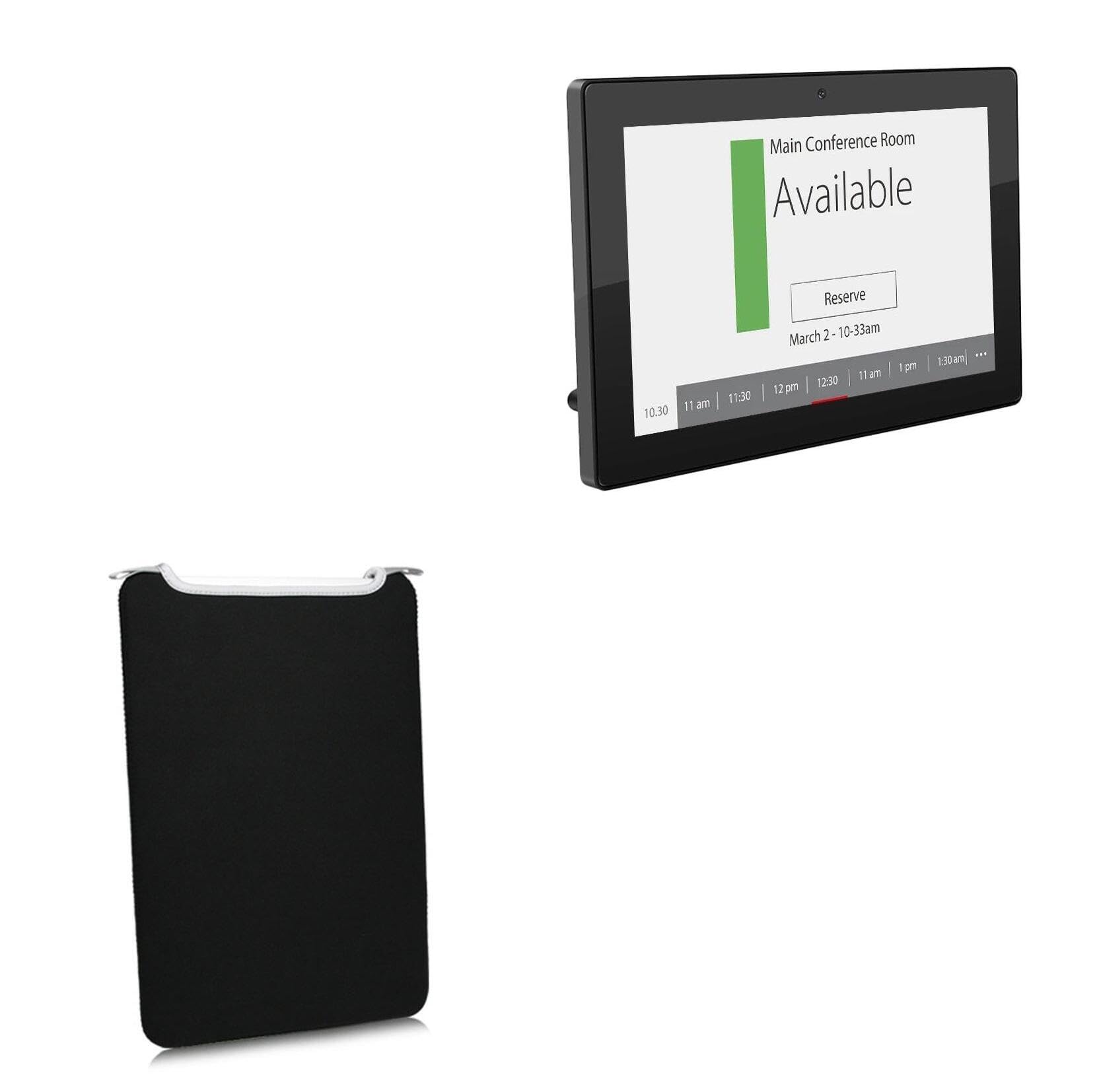 BoxWave Case Compatible with Geekland GK-1066-MR-POE (10.1 in) - SlipSuit, Soft Slim Neoprene Pouch Protective Case Cover - Jet Black